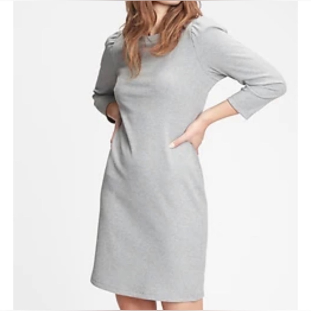 GAP 3/4 sleeve Ribbed Dress S